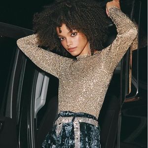 Gold Rush Sequin Longsleeve